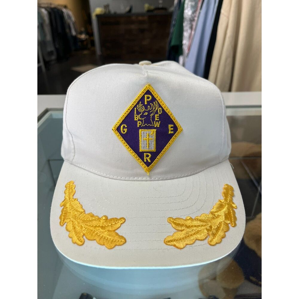 Vintage 80s Mens Michael Jackson Snap back Hat white
